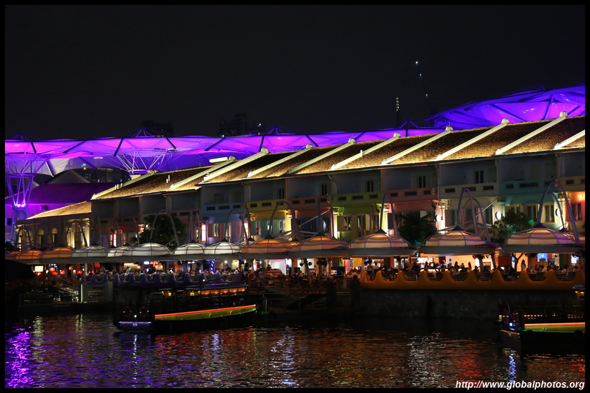 Singapore Photo Gallery - Boat Quay & Clarke Quay